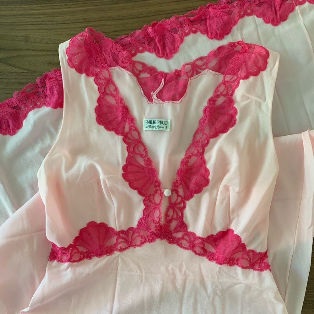Vintage Emilio Pucci Nightgown S for Formfit Rogers